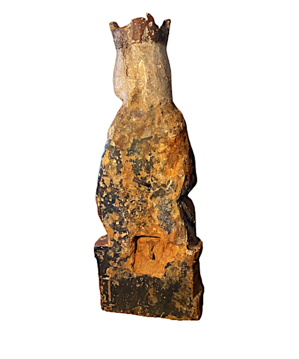 Thronende Muttergottes. Französisches Katalonien Madonna Ansicht Nummer 2