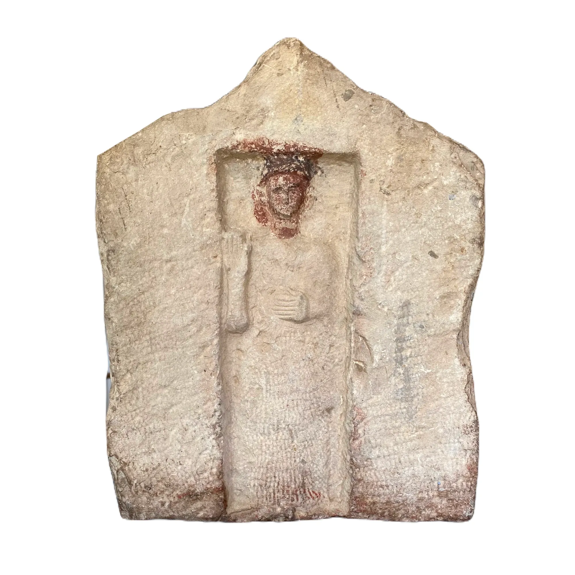 Punische Stele,  Marmorierter Kalkstein, Karthago, Tunesien