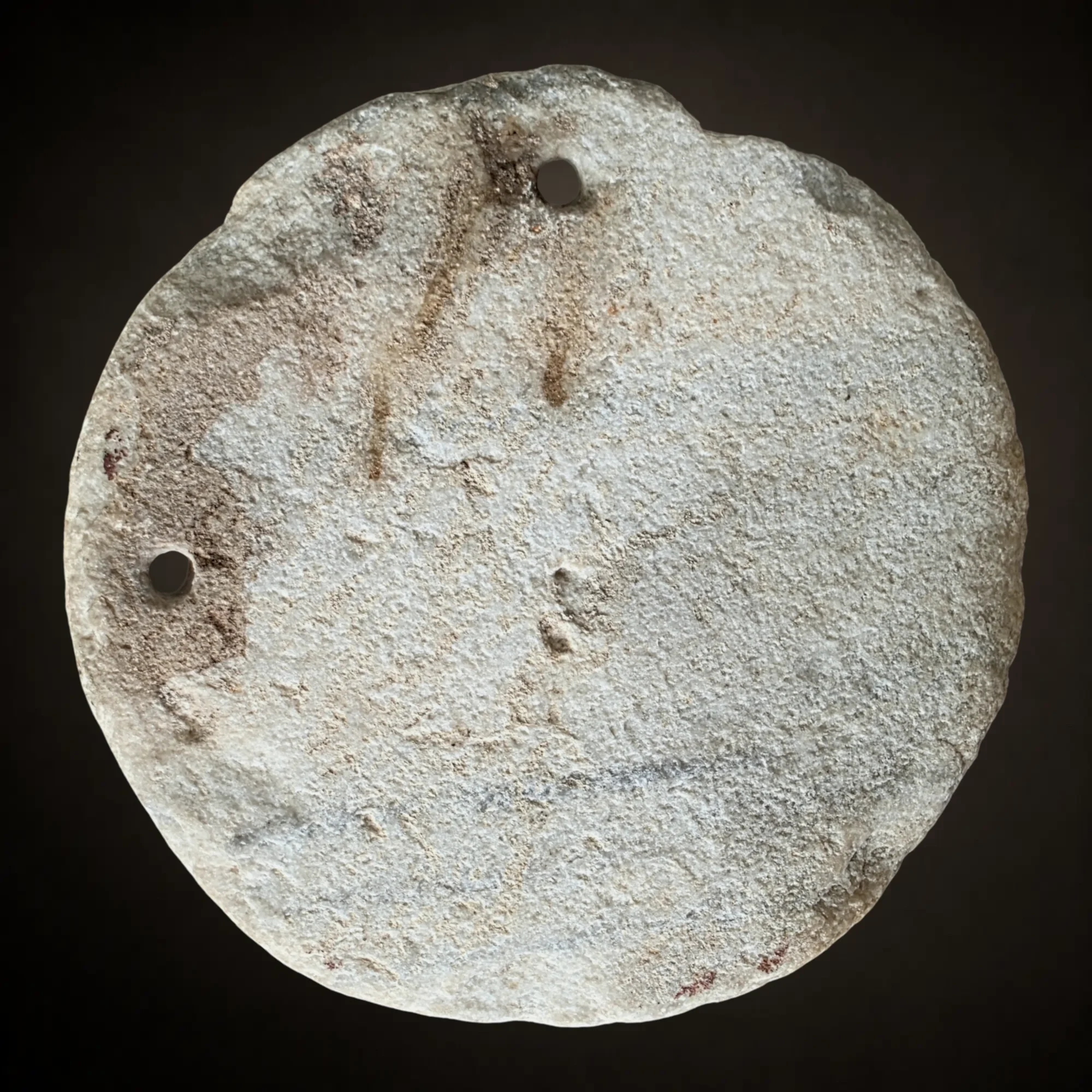 Marmorpatera, Christus mit Kreuznimbus Rhône Provence, wohl Arles Ansicht Nummer 1