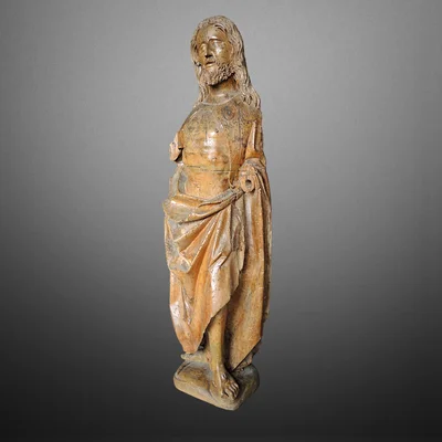 Auferstandener Christus. Zugeschrieben der Werkstatt von Niklaus Weckmann. Ansicht Nummer 1