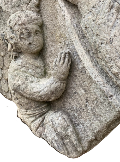 Fragment of a Gothic tympanum.-1