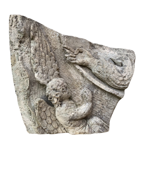 Fragment of a Gothic tympanum.
