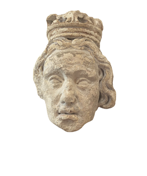 Head of a Gothic king.
