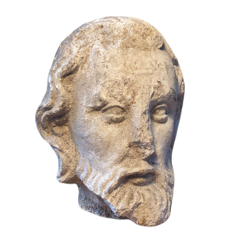 Head of apostle or Christ.