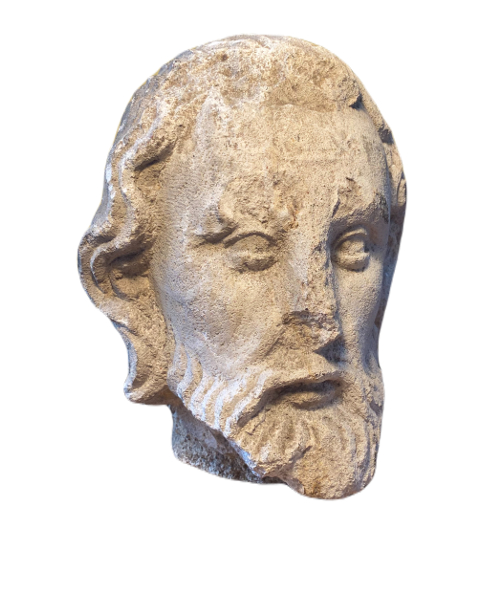 Head of apostle or Christ.