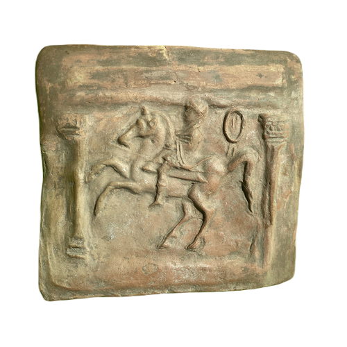 Roman votive plaque.