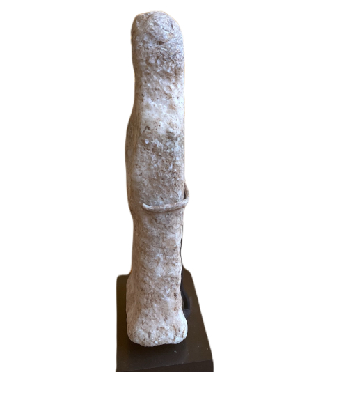 Marble bronze age idol.-1