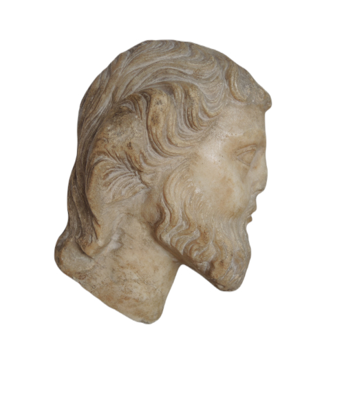 Head of an apostle or a prophet.-3