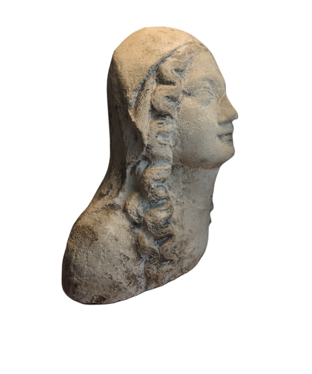 Bust of Gothic Virgin.-2