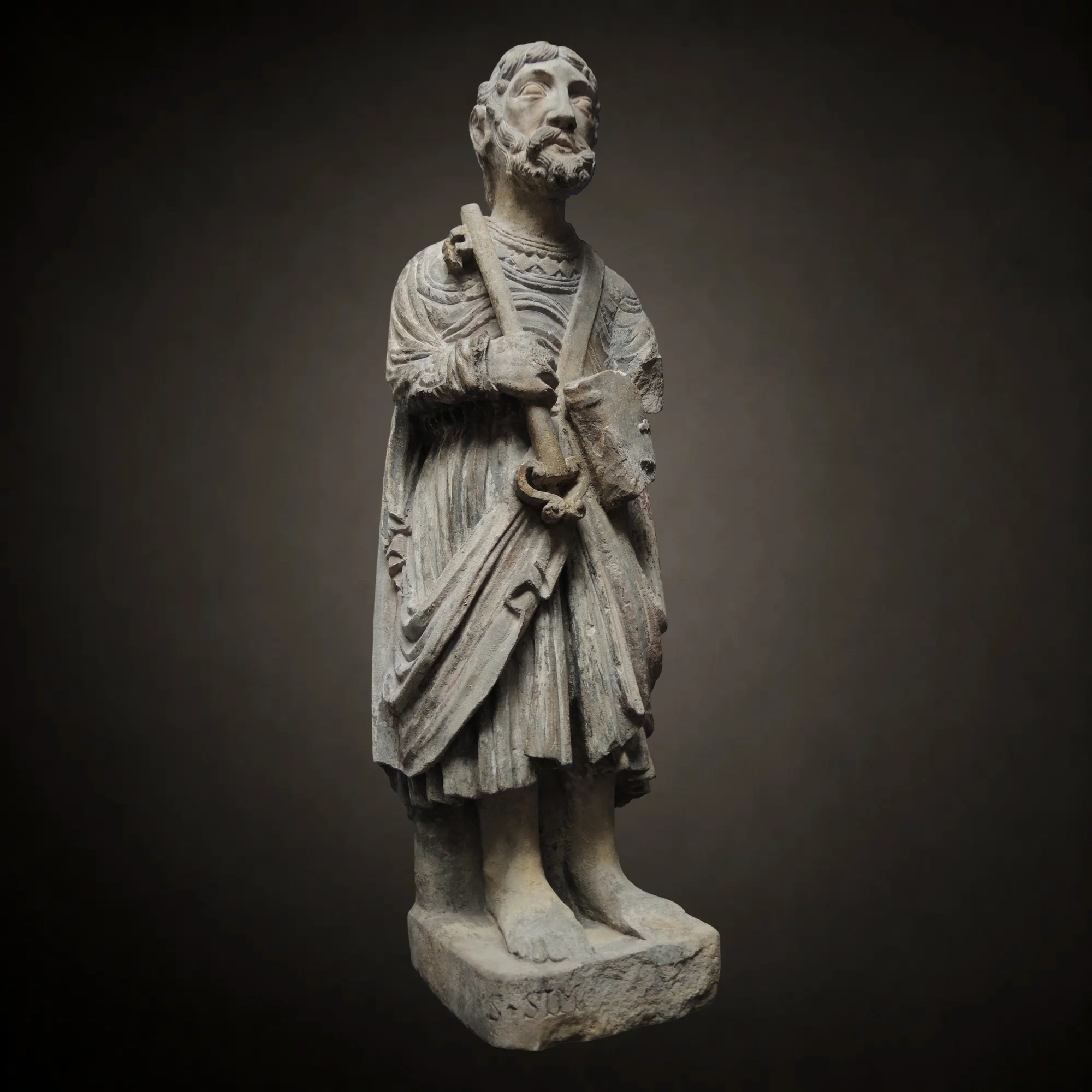 Saint Peter the Apostle, Romanesque Poitou. Late 12th century. View number 1