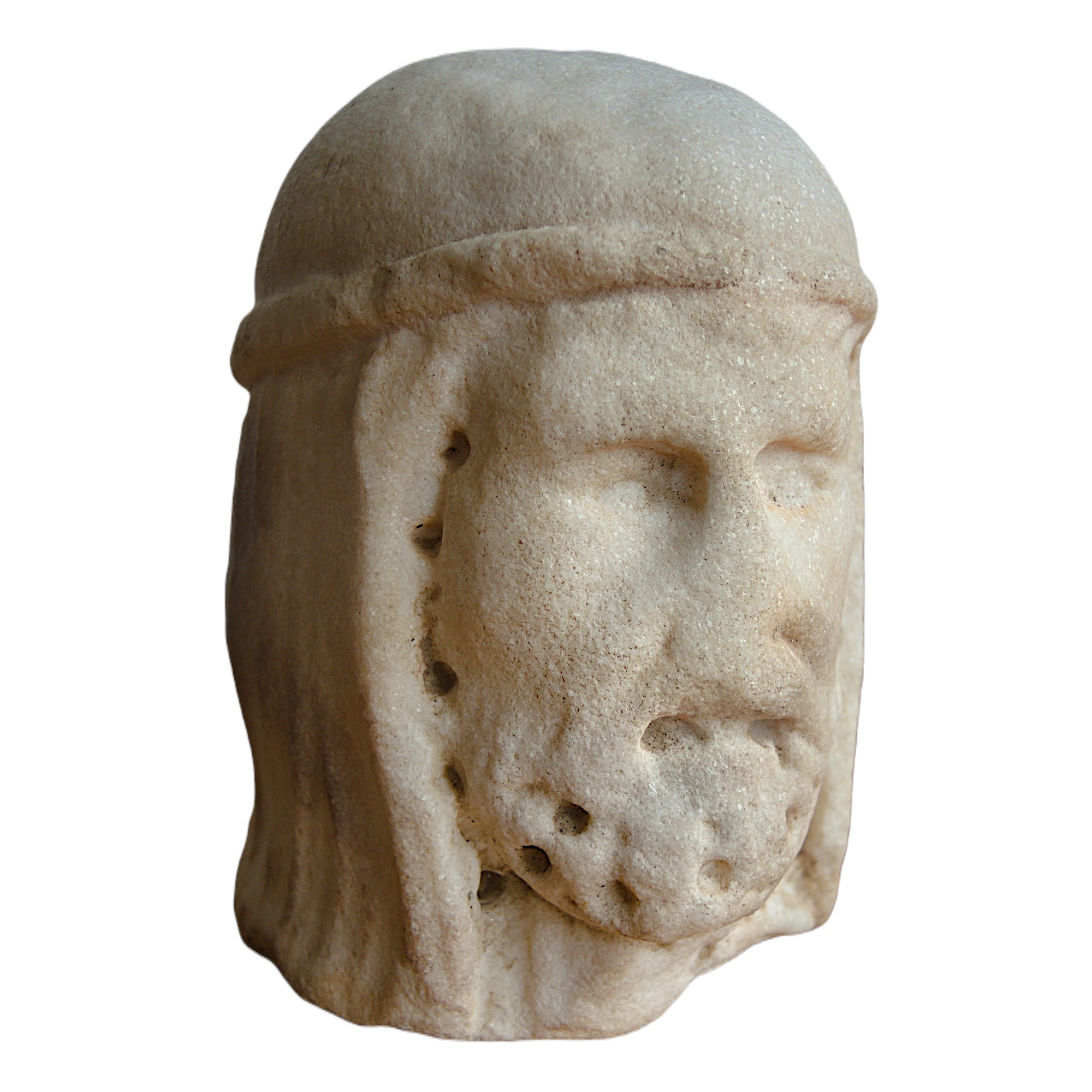 Carolingian marble sculpture,  White marble, France