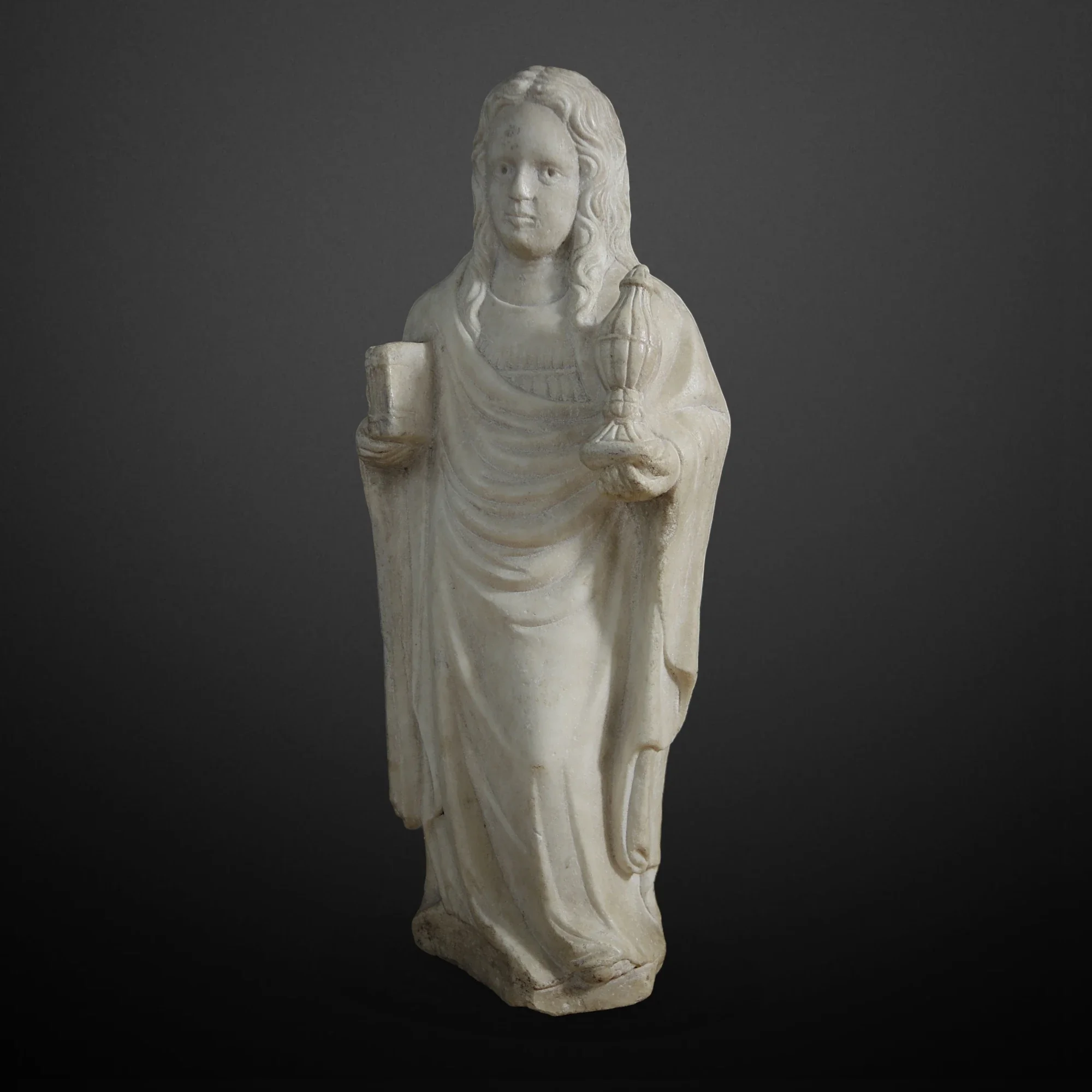 Mary Magdalene Italy 14th century. Main view of the sculpture