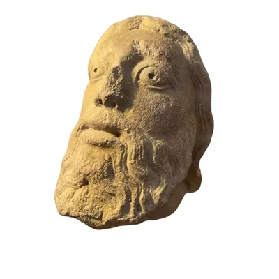 Head of an apostle or prophet Romanesque period. France. View number 1