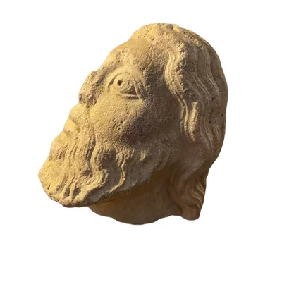 Head of an apostle or prophet Romanesque period. France. View number 2
