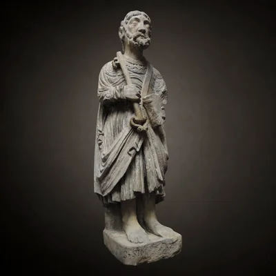 Saint Peter the Apostle, Romanesque Poitou. Late 12th century. View number 1