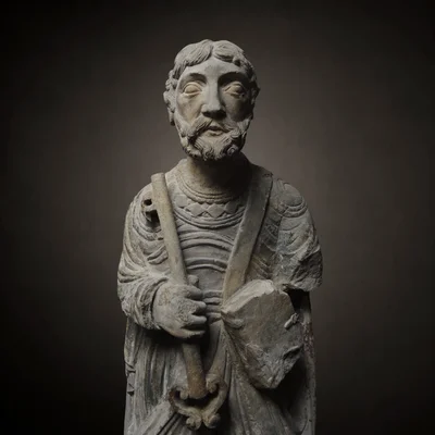Saint Peter the Apostle, Romanesque Poitou. Late 12th century. View number 3