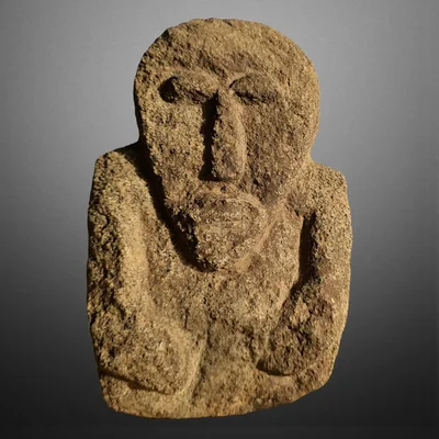 Irish Celtic Early Christian Reliefs. Ulster 8th–11th centuries. Main view of the sculpture