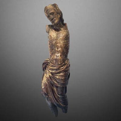 Corpus Christi. Burgundy 13th century. Main view of the sculpture