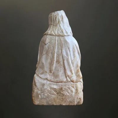 Alabaster Virgin and Child. Southern Netherlands. View number 3