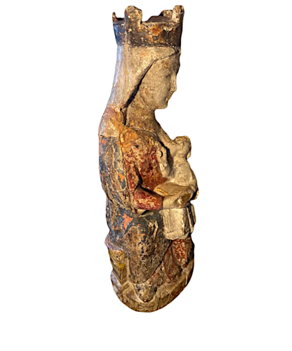 Vierge en majesté. Catalogne française - Maria Lactans Vue numéro 3