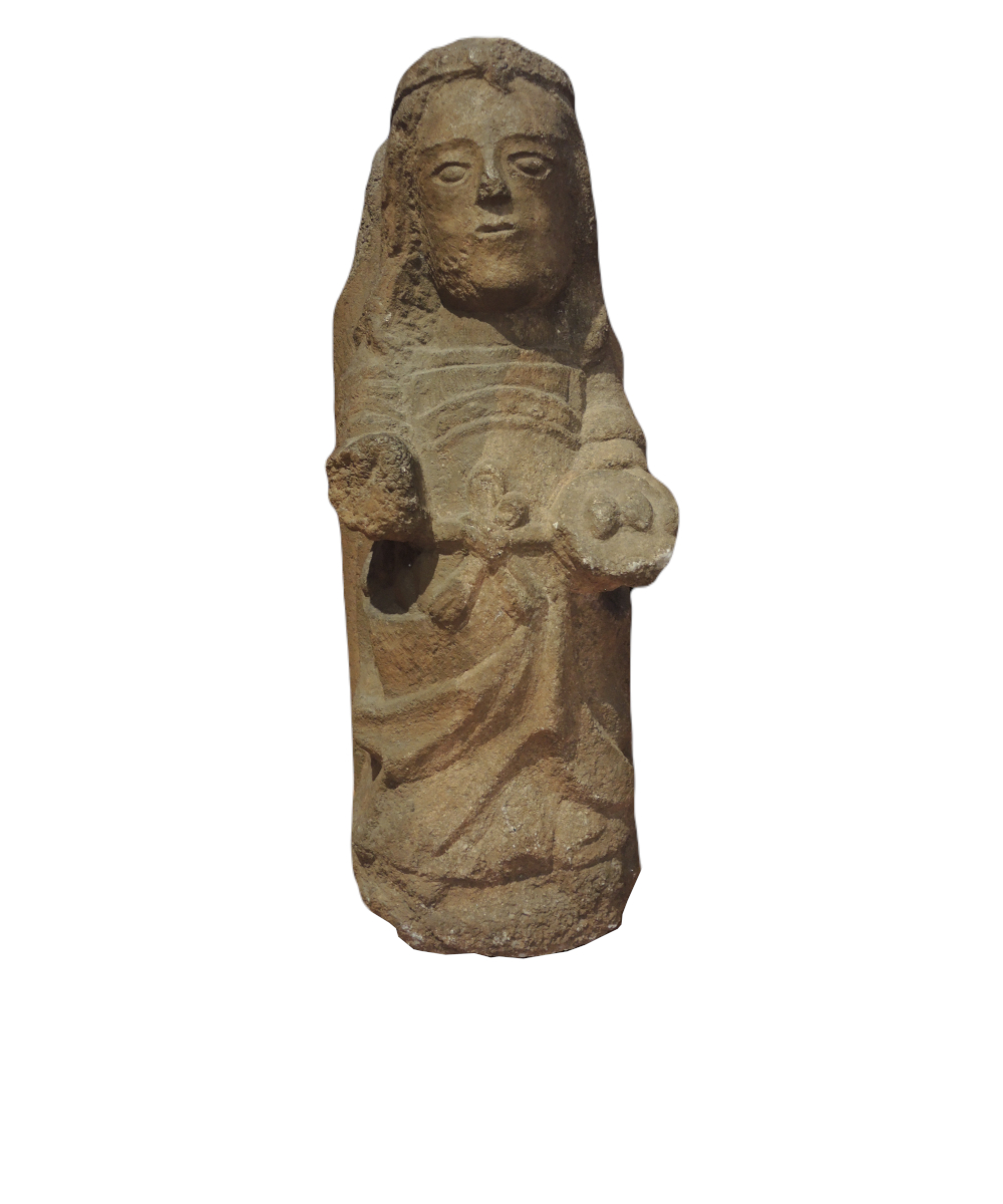 Sculpture romane Sainte Lucie. Nord de l'Espagne. Vue numéro 1