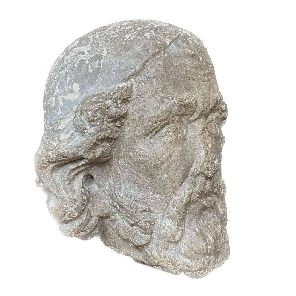 Sculpture de prophète époque gothique,  Calcaire, Nord de la France