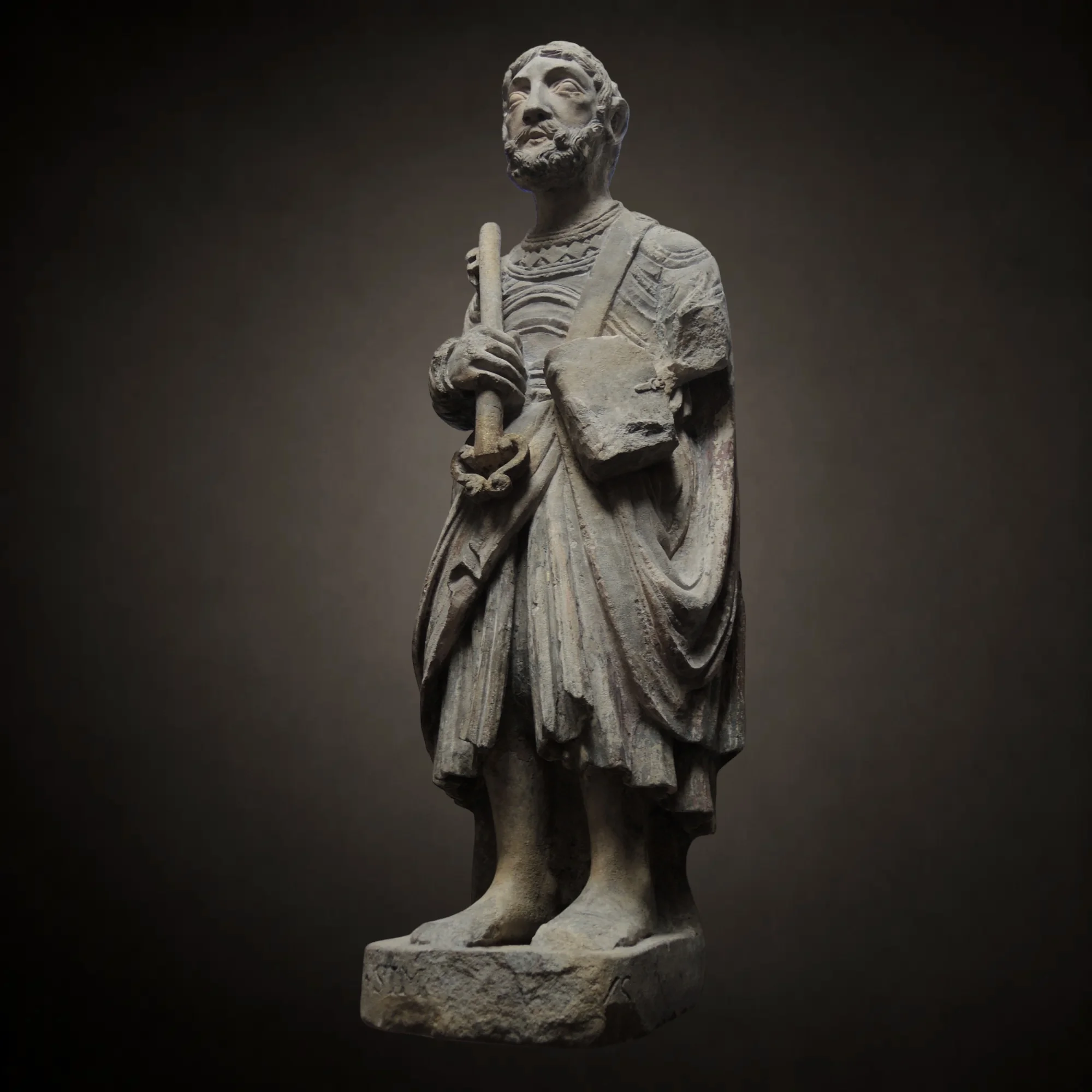 Saint Pierre apôtre, Poitou roman. Fin du XIIe siècle. Vue numéro 2