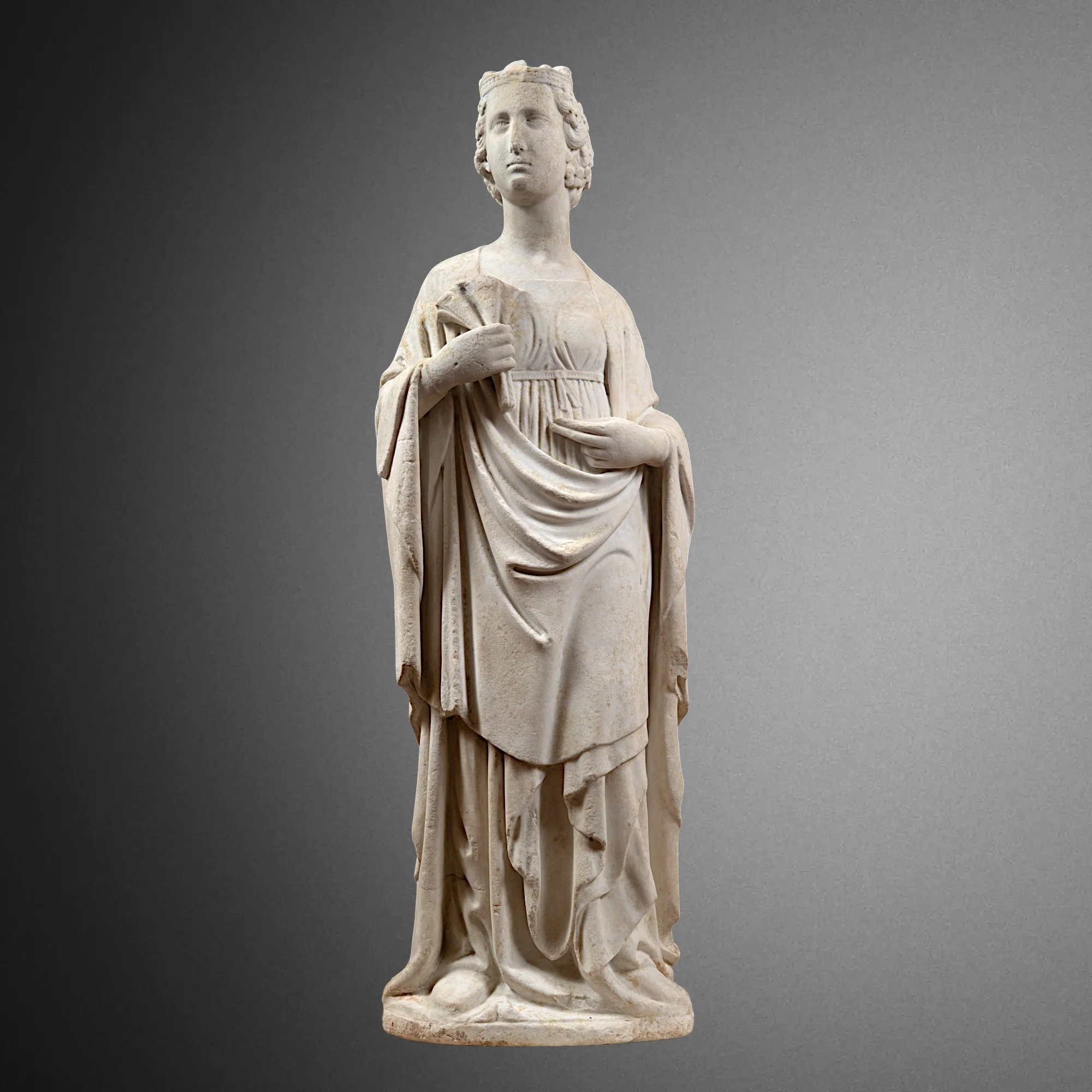Tino di Camaino La Foi vertu theologale. Vue principale de la sculpture